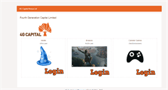 Desktop Screenshot of 4g-capital.biz